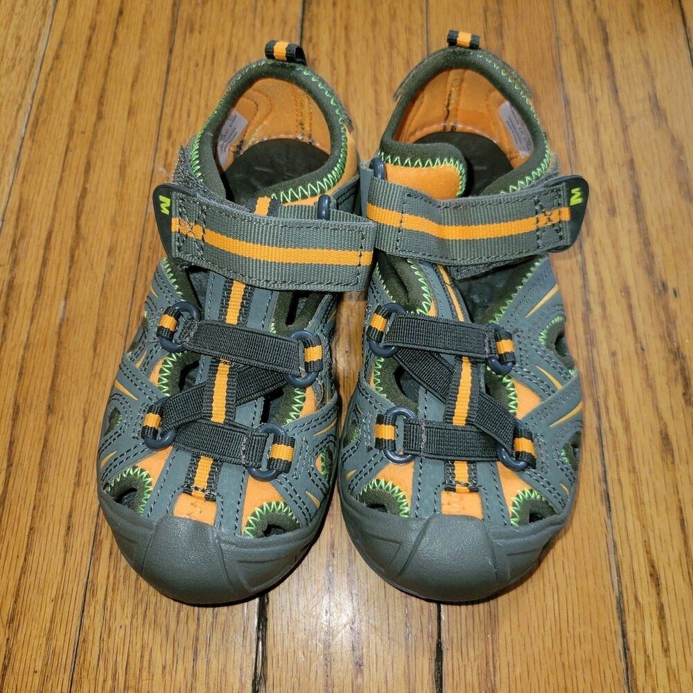 NEW Merrell Hydro Olive Unisex Fisherman Water Hydro Sandal Toddler 10 Nwob Hike